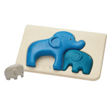 PlanToys - Chunky Animal Puzzles Set of 2 - Modern Teaching Aids NZ