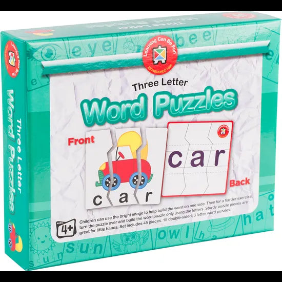 Three Letter Word Puzzles - Modern Teaching Aids NZ