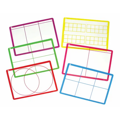Transparent Sorting Mats - Set of 6 - Modern Teaching Aids NZ