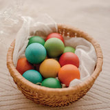 Coloured Wooden Balls - 35 mm - Set of 12 - Modern Teaching Aids NZ