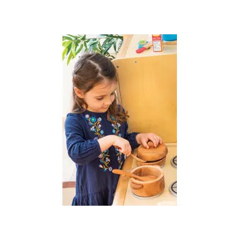 Mahogany Pot & Pan Set - Modern Teaching Aids NZ