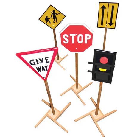 Child Size Traffic Signs - Set of 5