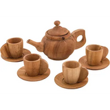 Wooden Tea Set - 11 Pieces - Modern Teaching Aids NZ