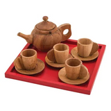 Wooden Tea Set - 11 Pieces - Modern Teaching Aids NZ