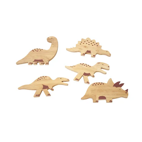 Natural Wooden Dinosaurs - Modern Teaching Aids NZ