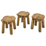 Tree Furniture - Round Table with 3 Stools - Modern Teaching Aids NZ