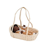 Seagrass Doll Basket - 37cm