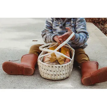 Seagrass Doll Basket - 37cm