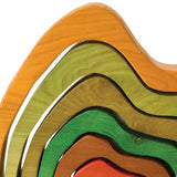 Mountain Stacking Blocks - 6 pieces - Modern Teaching Aids NZ