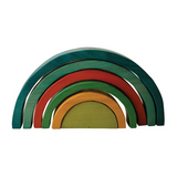 Colourful Stacking Rainbow Blocks - 6 pieces - Modern Teaching Aids NZ