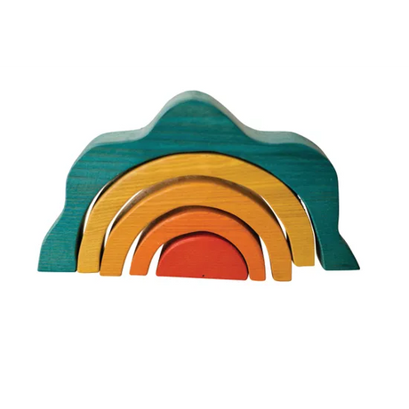Sunrise Stacking Blocks - 5 pieces - Modern Teaching Aids NZ