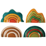 Coloured Stacking Blocks Kit - 23 pieces