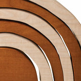 Natural Stacking Rainbow Blocks - 6 pieces - Modern Teaching Aids NZ