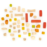 Wooden Stacking Gems - 50 pieces - Modern Teaching Aids NZ
