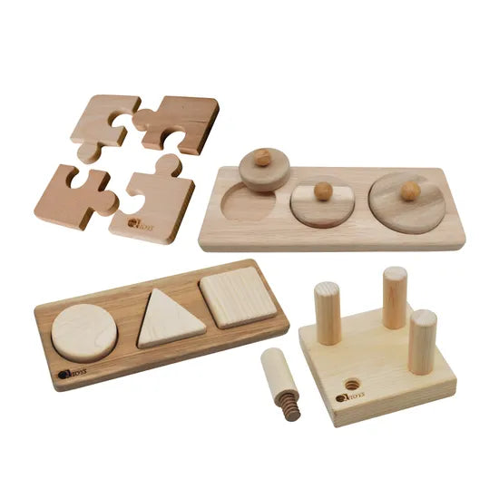 Toddler Montessori Early Puzzles - Set of 4