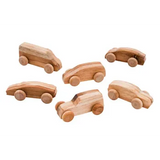 Wooden Cars - Set of 6 - Modern Teaching Aids NZ