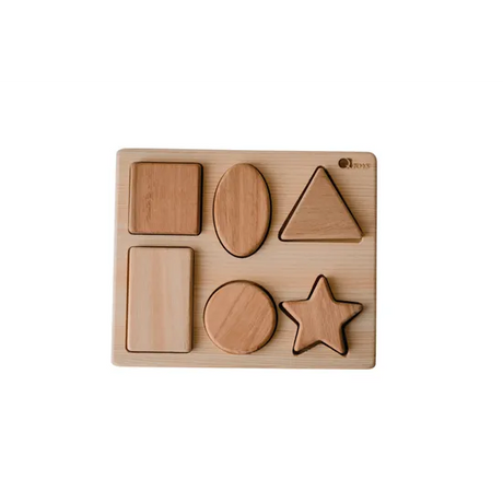 Chunky Shape Puzzle 6 pieces - Modern Teaching Aids NZ