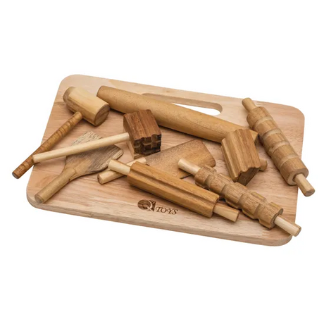 Wooden Dough & Modelling Accessories Pack - Modern Teaching Aids NZ