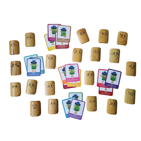 Bamboo Facial Dominoes Set of 20