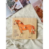 Horse Knob Puzzle - 6 Pieces