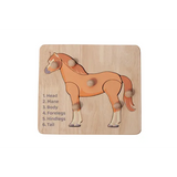Horse Knob Puzzle - 6 Pieces