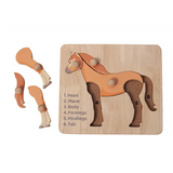 Horse Knob Puzzle - 6 Pieces