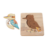 Kookaburra Knob Puzzle - 6 Pieces