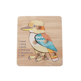 Kookaburra Knob Puzzle - 6 Pieces