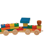 Stack and Pull Wooden Train