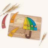 Colourful Umbrella Peg Puzzle - Modern Teaching Aids NZ