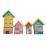 Wooden Play House Set of 4 - Modern Teaching Aids NZ