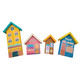 Wooden Play House Set of 4 - Modern Teaching Aids NZ