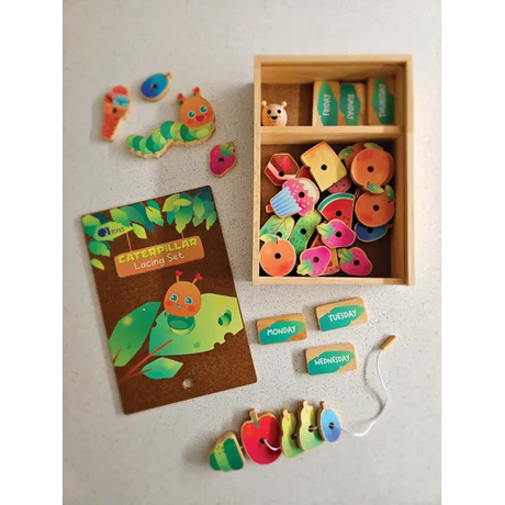 Caterpillar Lacing Set