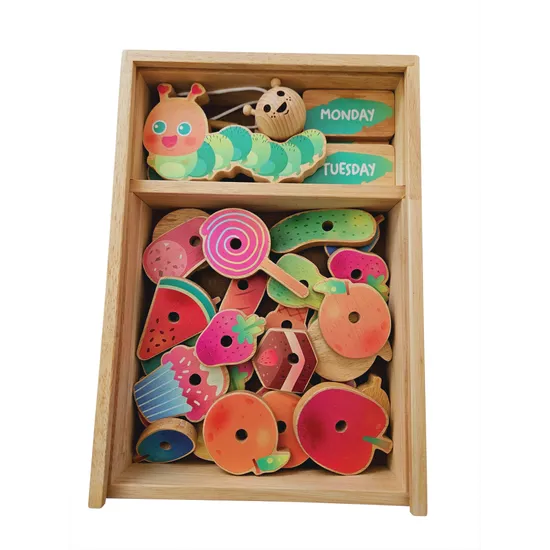 Caterpillar Lacing Set