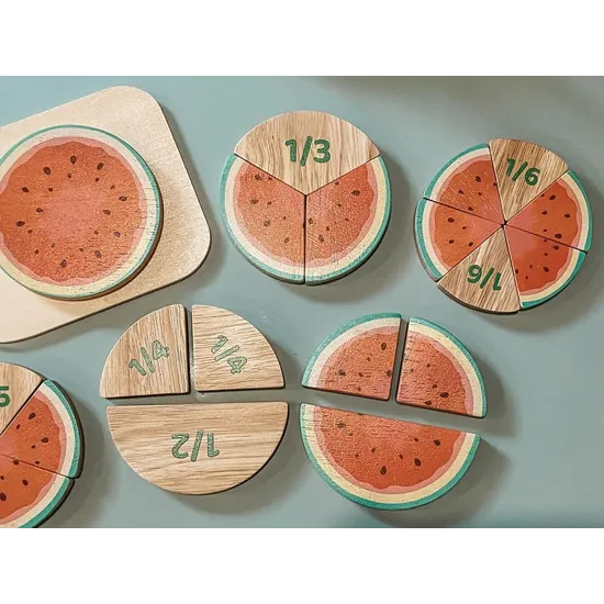 Watermelon Fraction Set - Modern Teaching Aids NZ