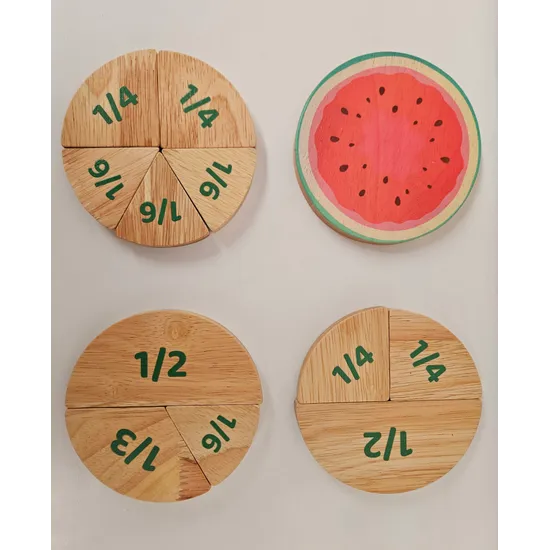 Watermelon Fraction Set - Modern Teaching Aids NZ