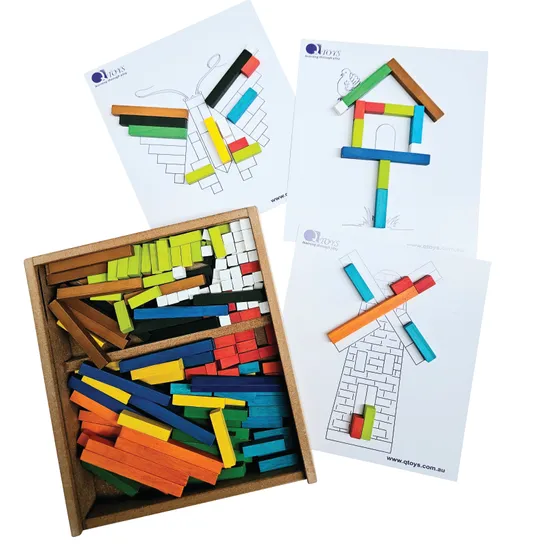 Cuisenaire Learning Rods -  222pc - Modern Teaching Aids NZ