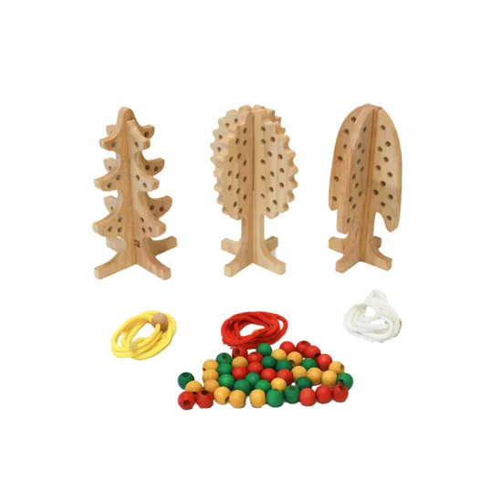 Solid Lacing Tree Set of 3 - Modern Teaching Aids NZ