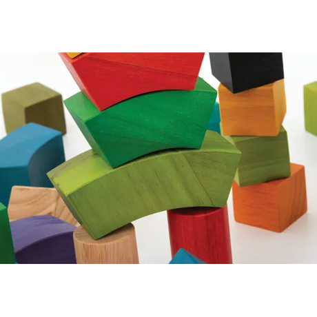 Colourful Wooden Blocks - 100cm - Modern Teaching Aids NZ