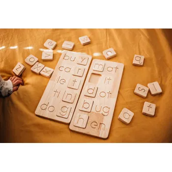 Wooden CVC Word Boards - Modern Teaching Aids NZ