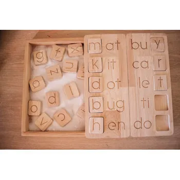 Wooden CVC Word Boards - Modern Teaching Aids NZ