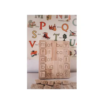Wooden CVC Word Boards - Modern Teaching Aids NZ