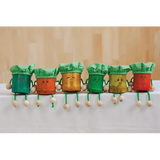 Bamboo  Buddies Set of 6