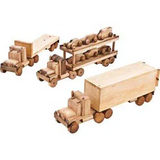 Wooden Truck Kit - Set of 3 - Modern Teaching Aids NZ