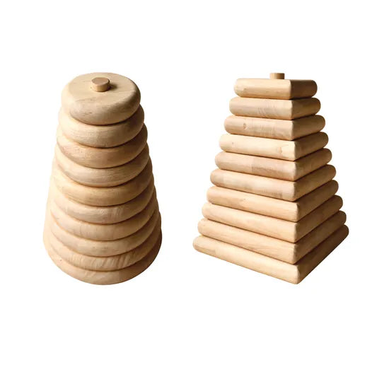 Toddler Stacking Tower &amp; Pyramid