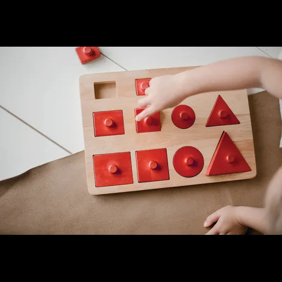 Toddler Knob Shape Puzzle 12Pce - Modern Teaching Aids NZ