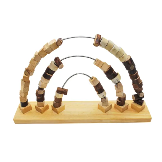 Natural Rainbow Tracing Beads