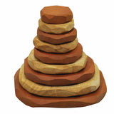 Timber Stacking Stones - Set of 18 - Modern Teaching Aids NZ