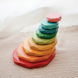 Coloured Stacking Stones - Set of 9 - Modern Teaching Aids NZ