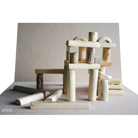 Natural Barkless Tree Block 42 Pieces - Modern Teaching Aids NZ